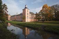 Dsseldorf, Kalkum, Schloss Kalkum, Herbststimmung, Schlosspark
