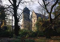 Gieen, Blick auf altes Schlo, Schloss Gieen, Landgrfliche, Landgraefliche Burg, Hessen