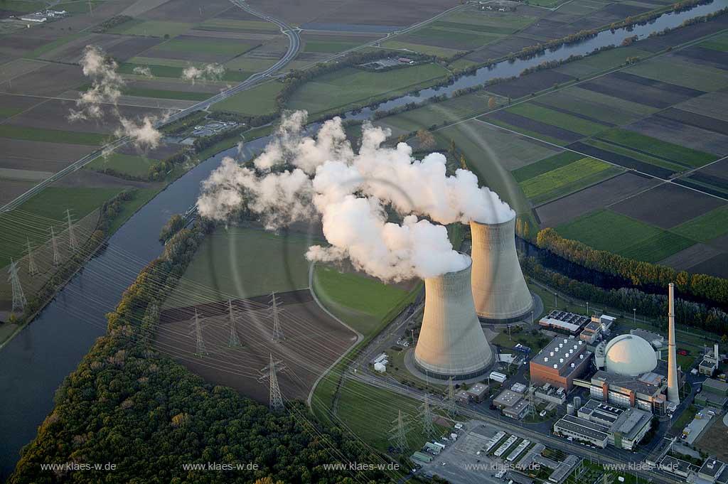 DEU, Deutschland, Atomkraftwek Grafenrheinfeld | DEU, Deutschland, nuclear power station Grafenrheinfeld