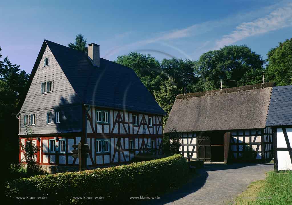 Hachenburg, Westerwaldkreis, Westerwald, Blick auf Landschaftsmuseum