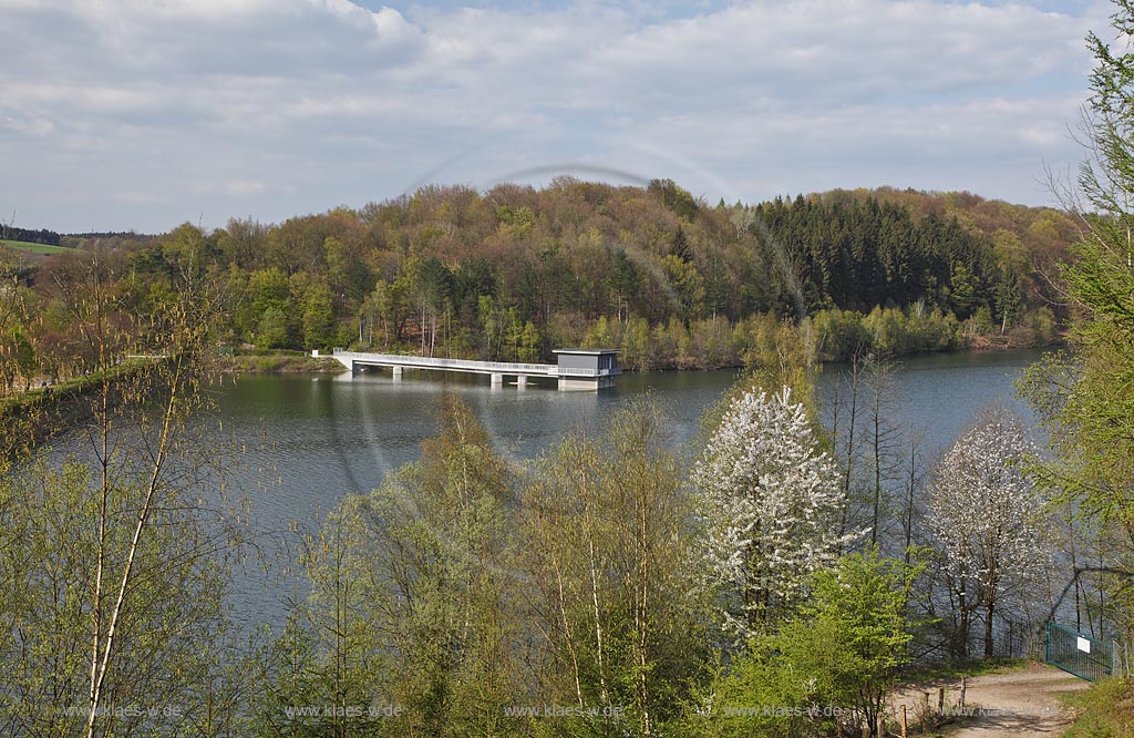 Grosse Dhuenntalsperre, Oberbergischer Kreis, Bergisches Land, Nordrhein-Westfalen, Deutschland