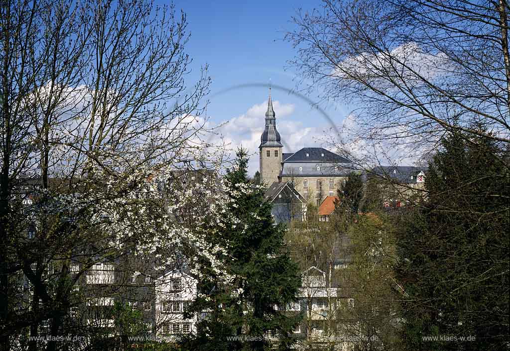 Hueckeswagen, Hckeswagen, Oberbergischer Kreis, Bergisches Land, Blick auf