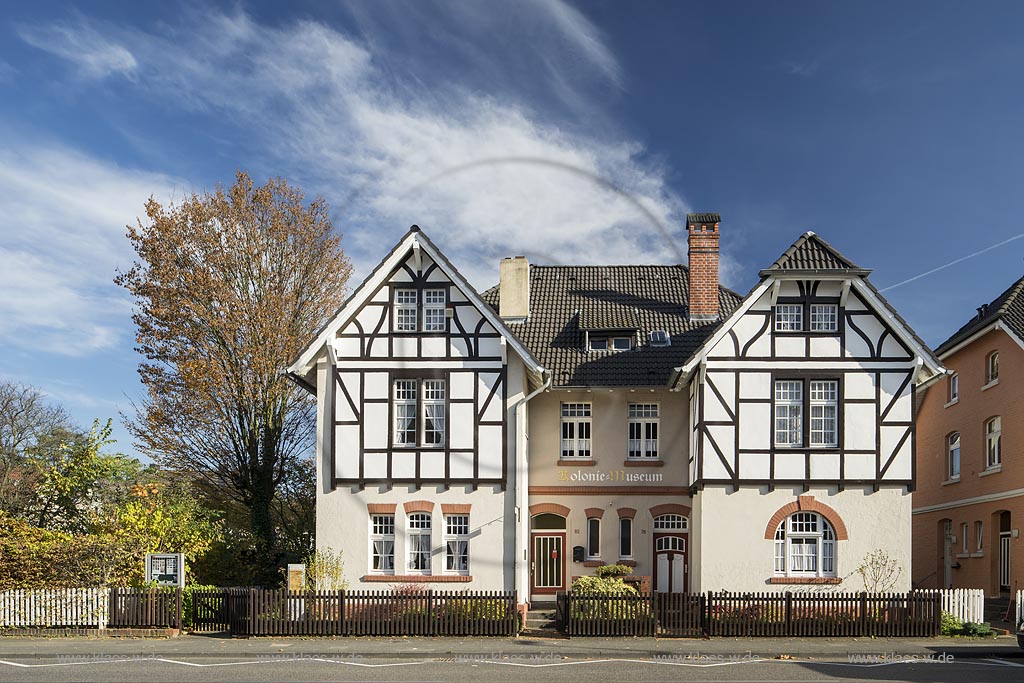 Leverkusen-Wiesdorf, Kolonie-Museum, Nobelstrasse 78 - 82