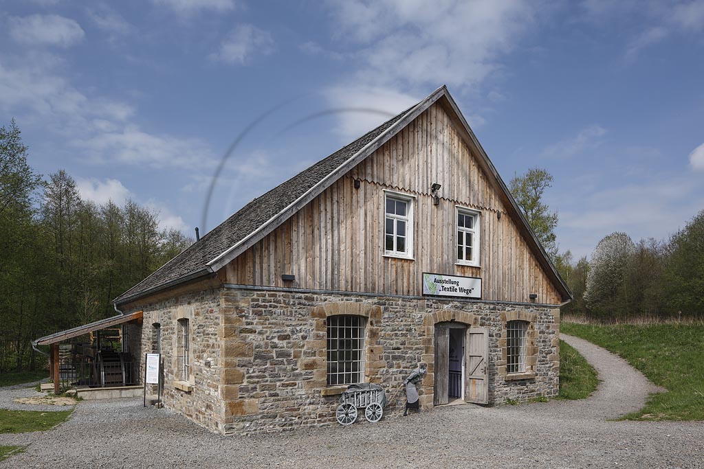 Lindlar, LVR-Freilichtmuseum Lindlar, Bergisches Freilichtmuseum fuer Oekologie und baeuerlich-handwerkliche Kultur, Muellershammer; Lindlar, museum LVR-Freilichtmuseum Lindlar.