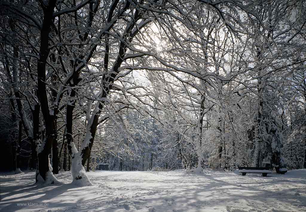 Unnenberg, Marienheide, Oberbergischer Kreis, Bergisches Land, Regierungsbezirk Kln, Koeln, Blick auf Winterlandschaft, Schneelandschaft