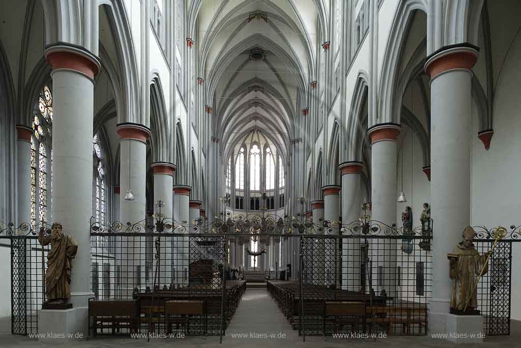 Odenthal, Altenberg, Rheinisch-Bergischer Kreis, Blick in Altenberger Dom, Bergischer Dom