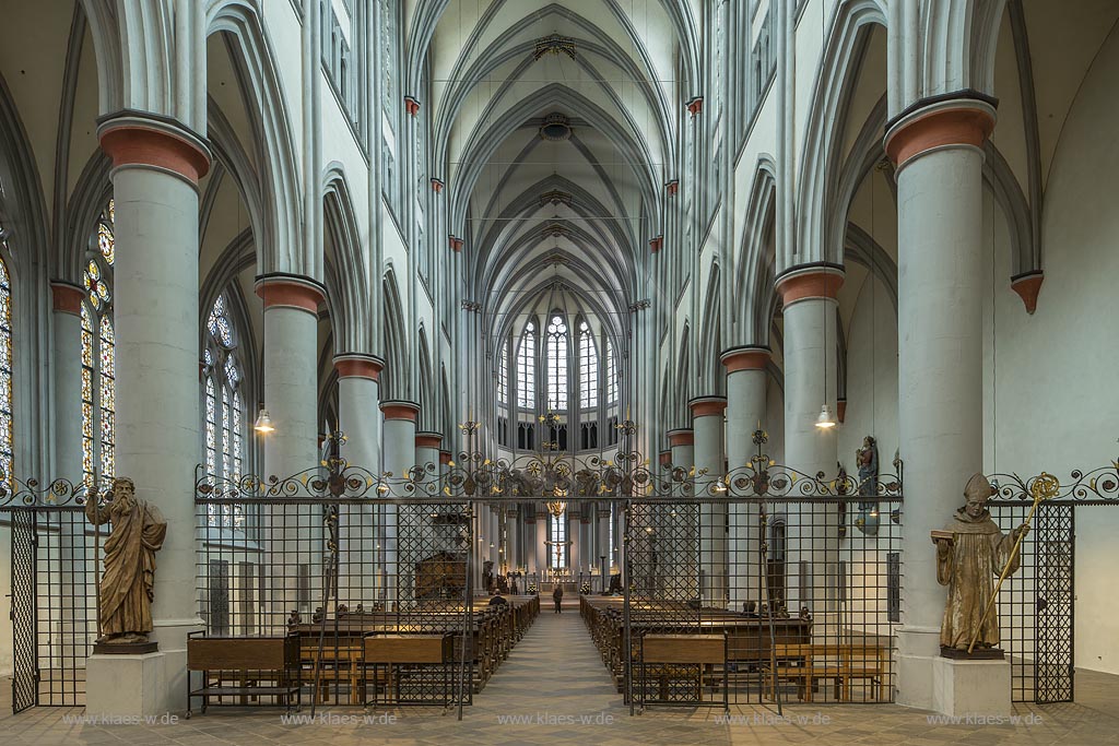 Odenthal-Altenberg, Altenberger Dom, Langhaus in Blickrichtung Chor.