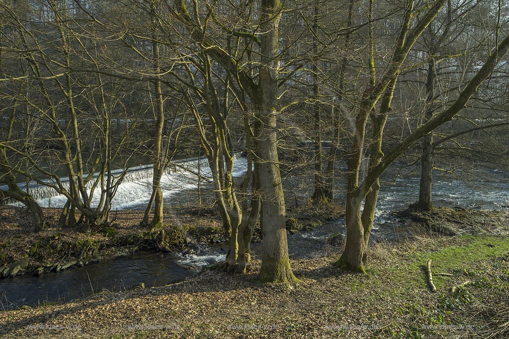 Radevormwald-Dahlerau, Fischtreppe am Wupperwehr; Radevormwald Dahlerau fish pass at stream wear, Wupperwear.