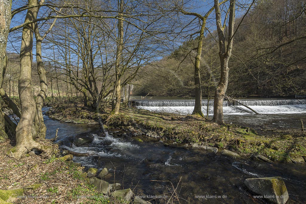 Radevormwald-Dahlerau, Fischtreppe am Wupperwehr; Radevormwald Dahlerau fish pass at stream wear, Wupperwear.