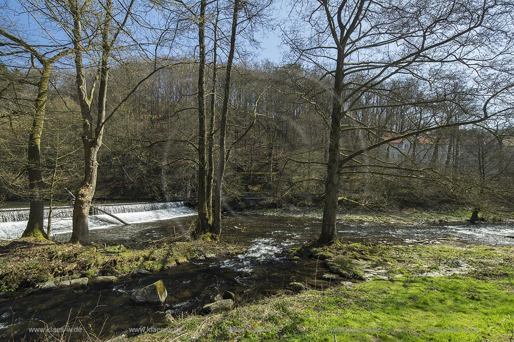 Radevormwald-Dahlerau, Fischtreppe am Wupperwehr; Radevormwald Dahlerau fish pass at stream wear, Wupperwear.