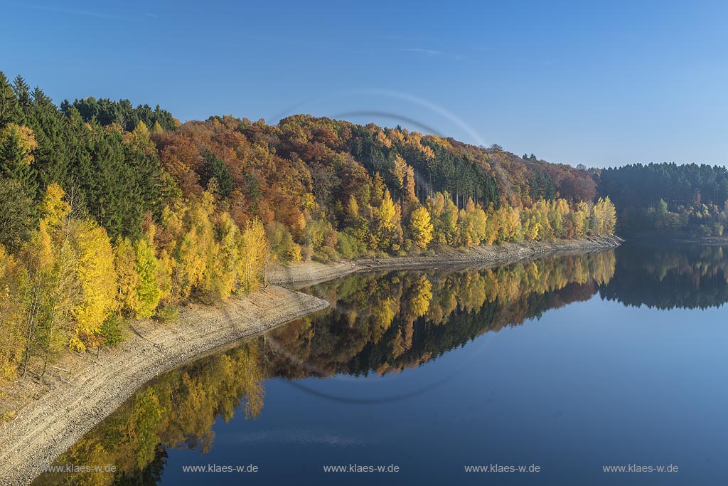 Radevormwald, "Indian Summer" an der Wuppertalsperre bei Krebsoege