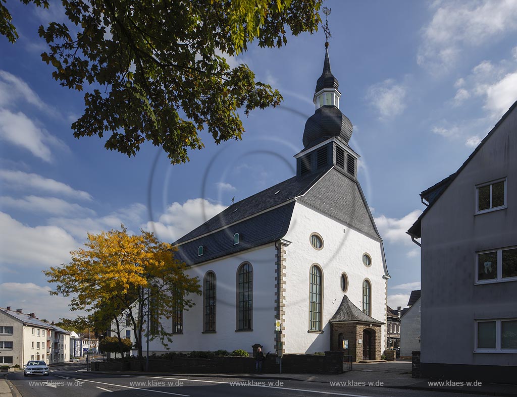 Radevormwald, evangelisch Lutherische Kirche; Radevormwald, evangelic church Lutherische Kirche.