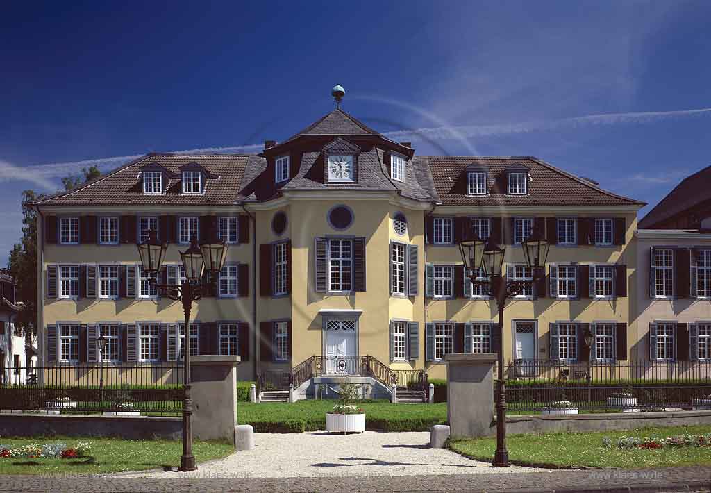 Ratingen, Kreis Mettmann, Blick auf Schloss Cromford