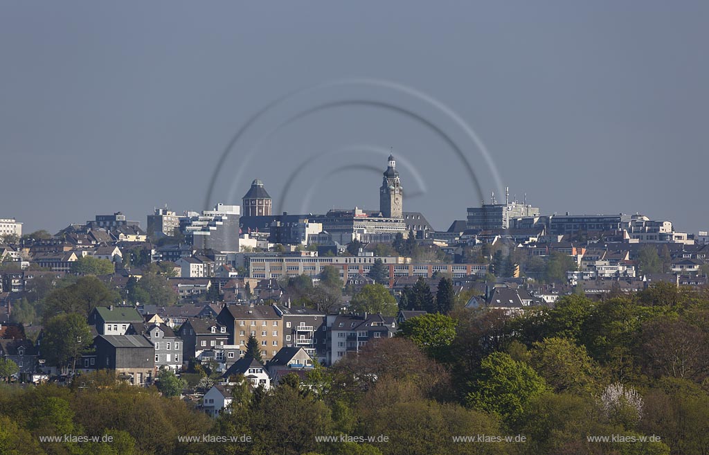 Remscheid, Blick zum Remscheider Stadtkegel; Remscheid, view to the inner city.