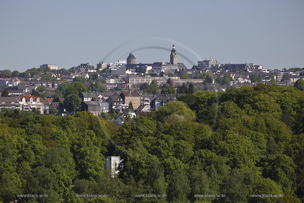 Remscheid, Blick zum Remscheider Stadtkegel; Remscheid, view to the inner city.