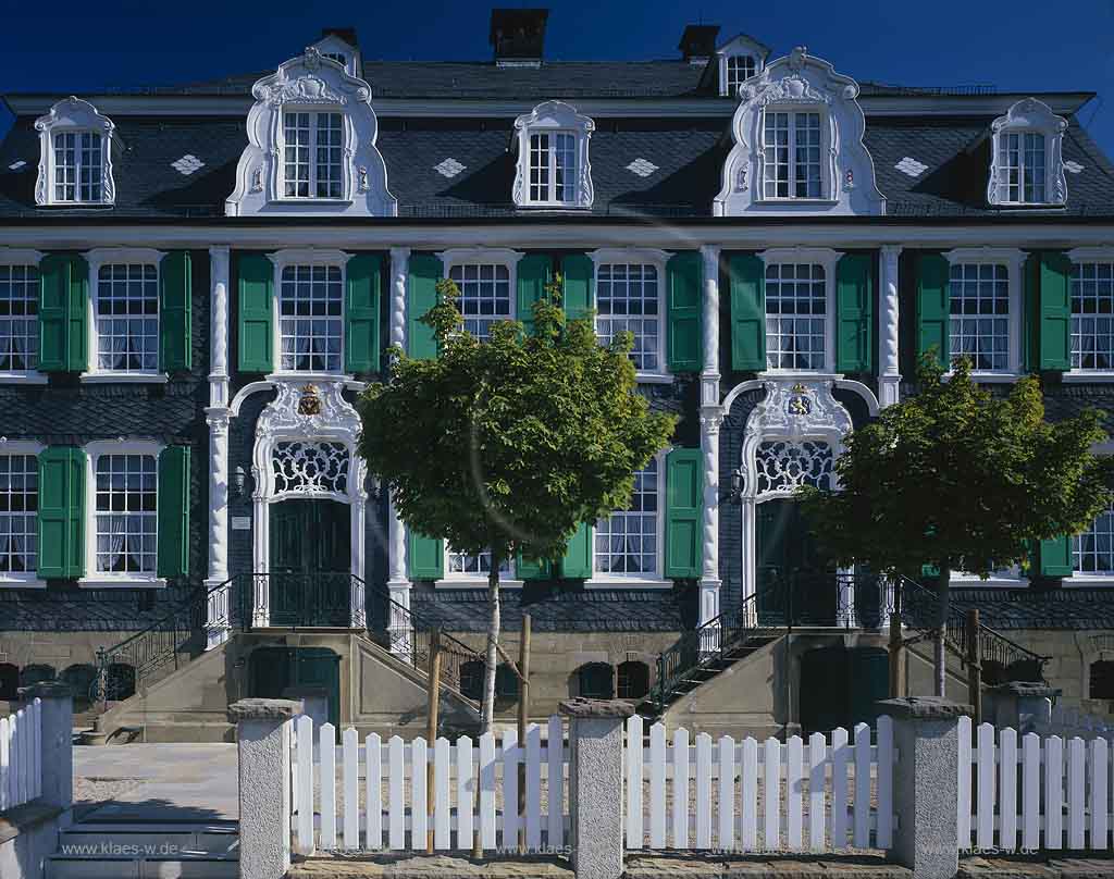 Hasten, Remscheid, Regierungsbezirk Dsseldorf, Blick auf Deutsches Heimatmuseum, Werkzeugmuseum, Haus Cleff