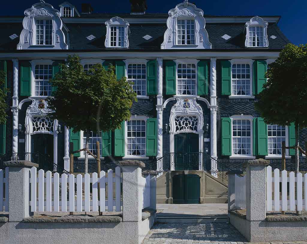 Hasten, Remscheid, Regierungsbezirk Dsseldorf, Blick auf Deutsches Heimatmuseum, Werkzeugmuseum, Haus Cleff