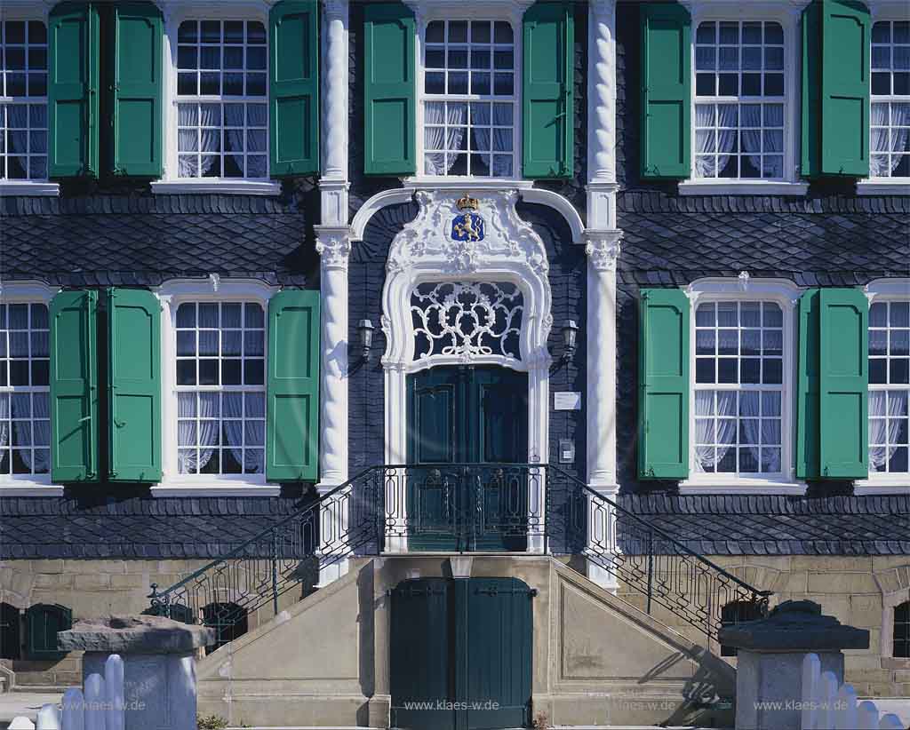 Hasten, Remscheid, Regierungsbezirk Dsseldorf, Blick auf Deutsches Heimatmuseum, Werkzeugmuseum, Haus Cleff