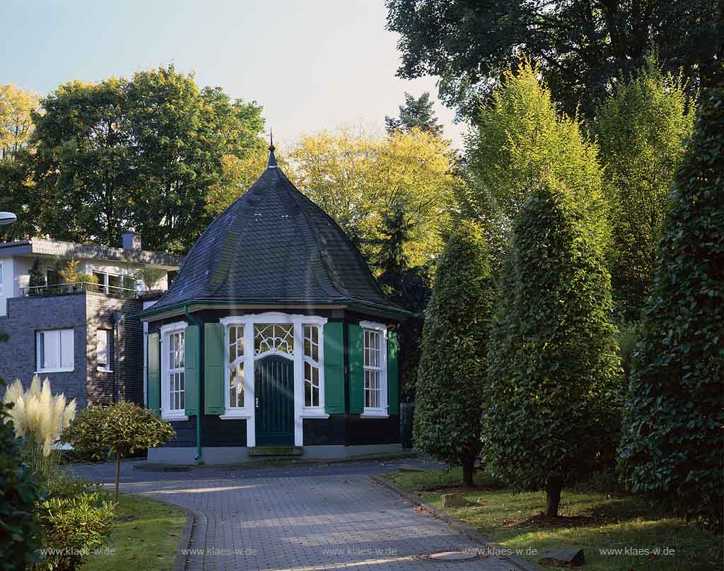 Lennep, Remscheid, Regierungsbezirk Dsseldorf, Blick auf Schiefergartenhaus am Hardpark