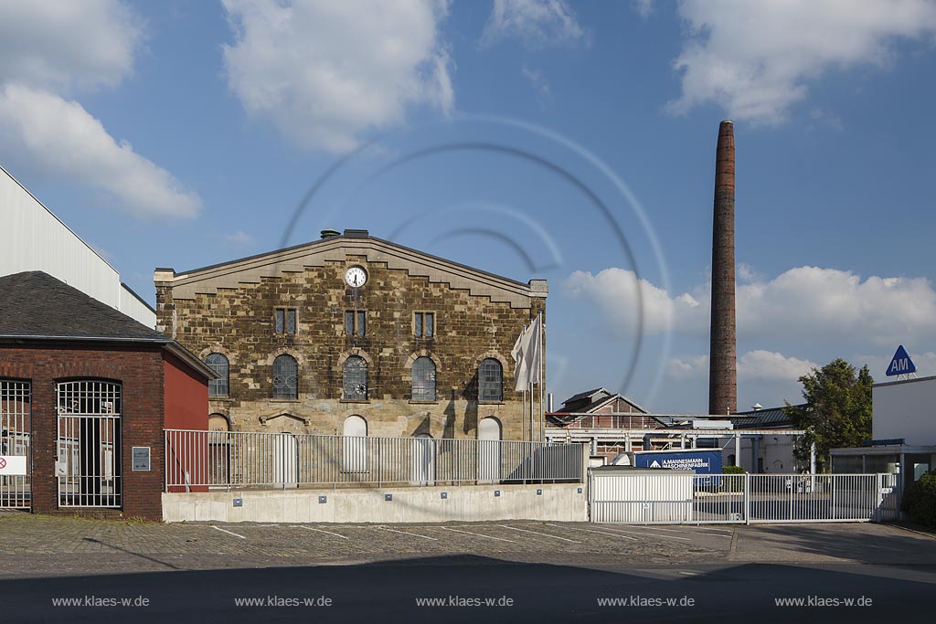 Remscheid Bliedinghausen, Feilen- und Gussstahlfabrik Mannesmann, Mannesmannroehren-Werke, Baujahr: Mitte 19. Jahrhundert, originale Gussstahl-Rundbogenfenster; Remscheid Bliedinghausen, factory Feilen- und Gussstahlfabrik Mannesmann, Mannesmannroehren-Werke.