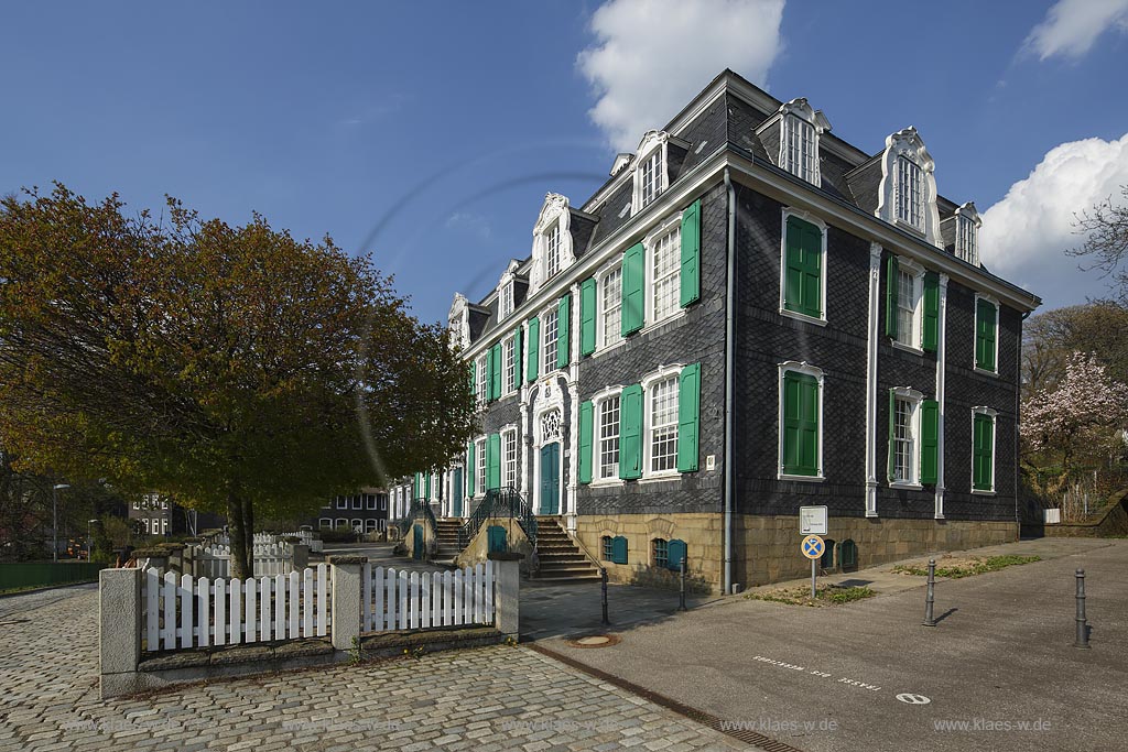 Remscheid Hasten, Haus Cleff / Historisches Zentrum der Stadt Remscheid; Remscheid Hasten, house Haus Cleff / historical centrum of Stadt Remscheid.