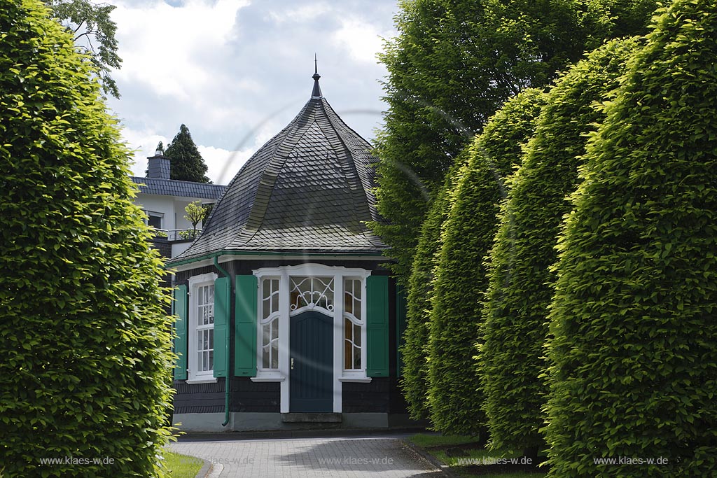 Remscheid-Lennep, Gartenhaus Hardtscher Pavillon; Remscheid-Lennep, detached house Hardtscher Pavillon.