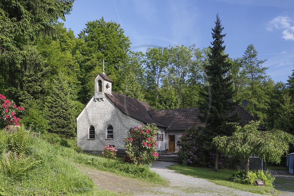 Remscheid Lennep, Blick auf die Waldkirche; Remscheid Lennep, view to the church Waldkirche.