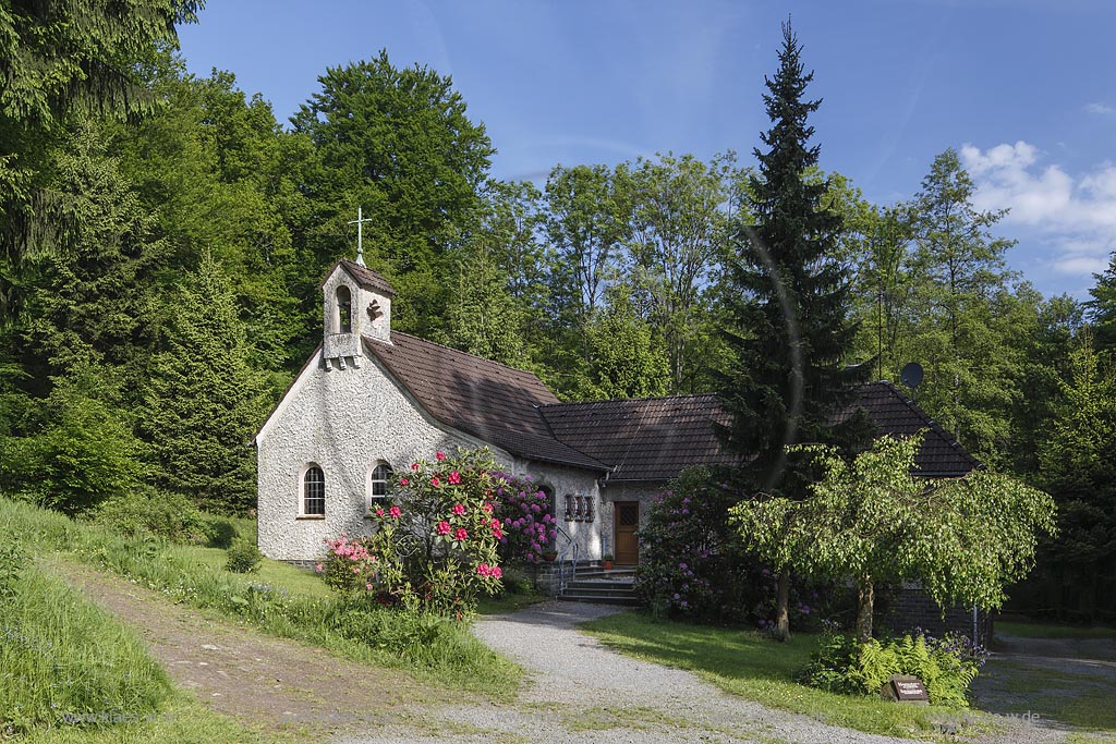 Remscheid Lennep, Blick auf die Waldkirche; Remscheid Lennep, view to the church Waldkirche.