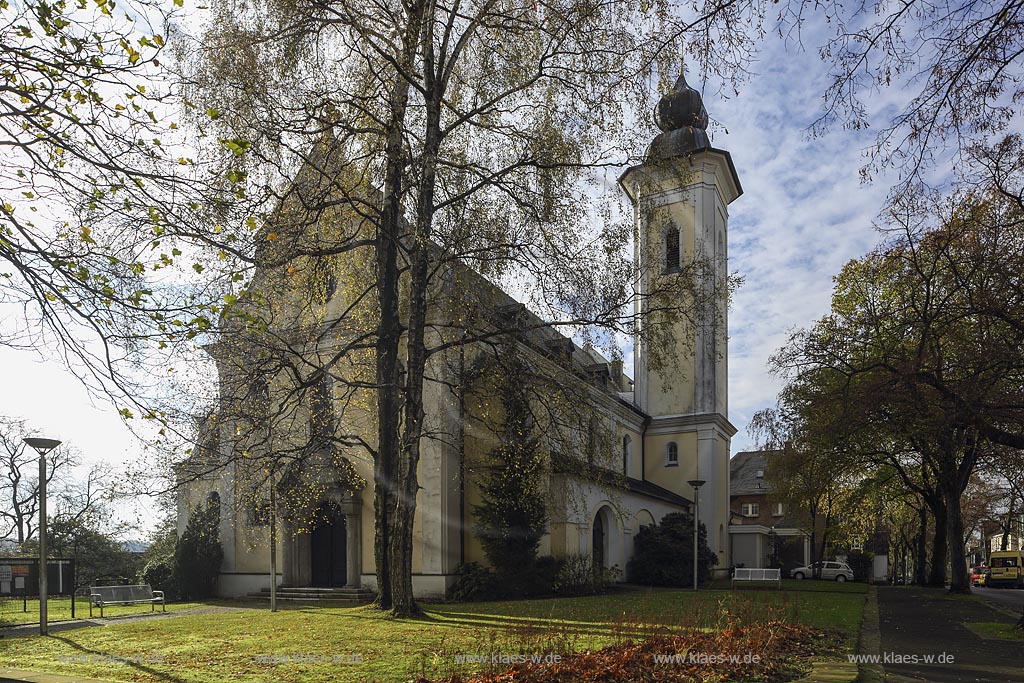 Remscheid-Luettringhausen, Heilig-Kreuz-Kirche, erbaut: 1925 bis 1927; Remscheid-Luettringhausen, church Heilig-Kreuz-Kirche, constructed 1925 till 1927.