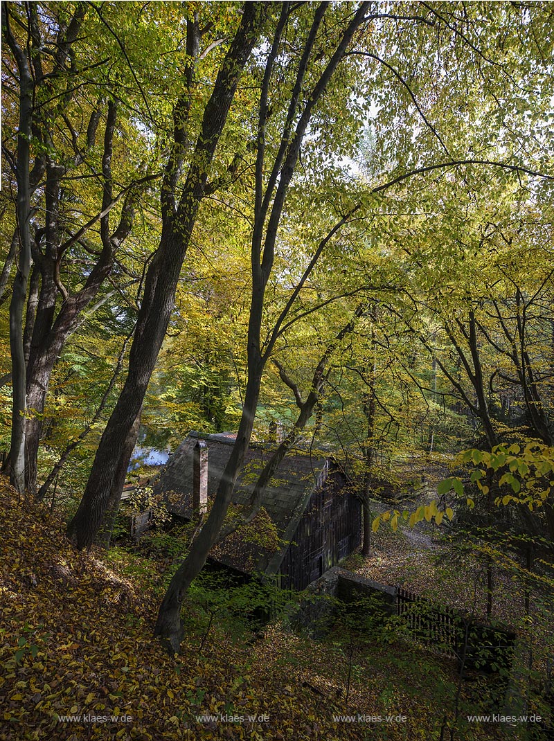 Remscheid-Luettringhausen, historisches Hammerwerk Hilbertshammer, auch Grimmshammer, ist denkmalgeschuetzt; Remscheid-Luettringhausen, historical hammer mill Hilbertshammer, as known as Grimmshammer.