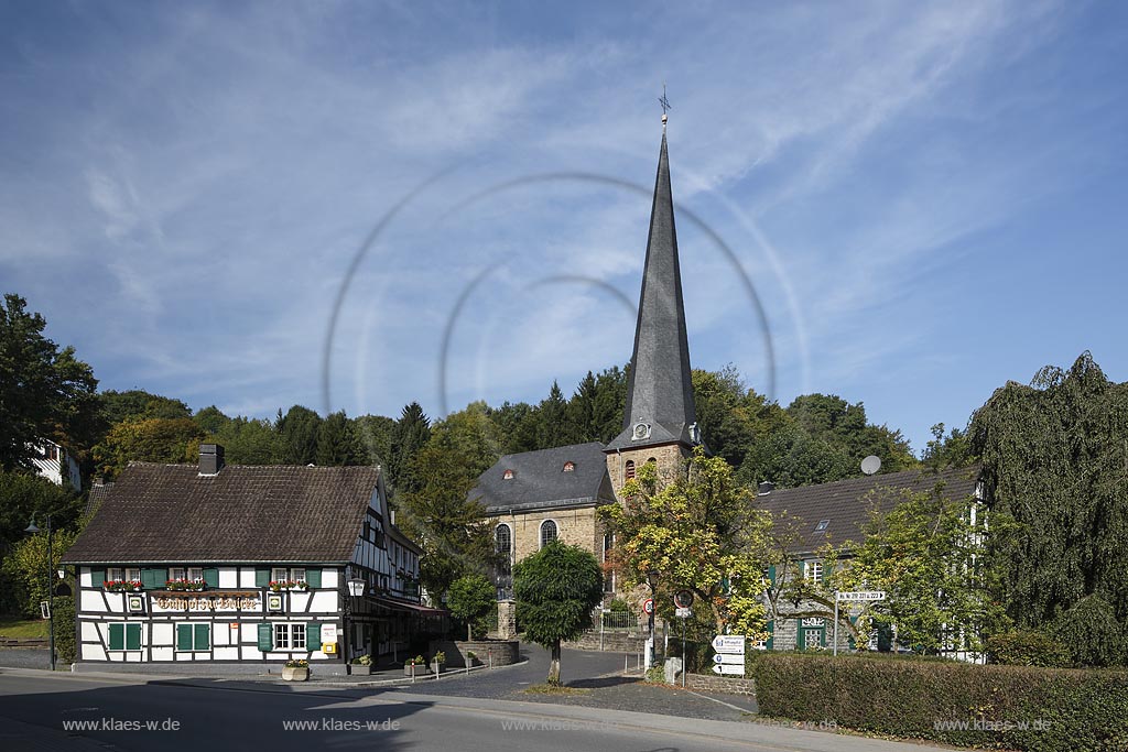 Roesrath Hoffnungsthal, Evangelische Kirche Volberg; RoesrathHoffnungsthal, evangelic church Volberg.