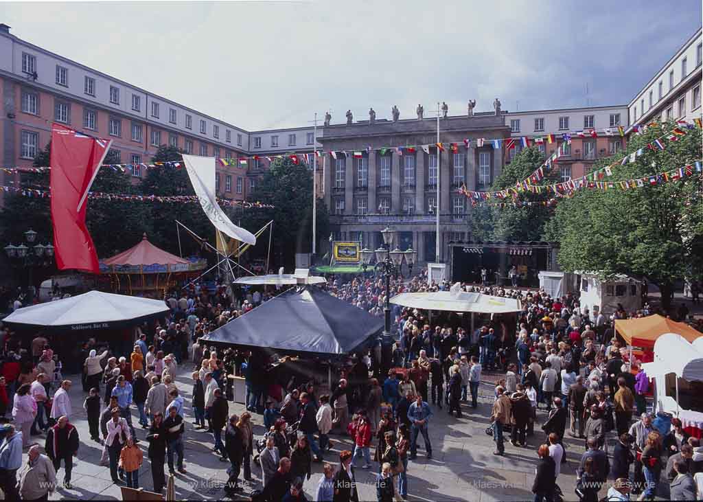 Barmen, Wuppertal, Blick auf Volksfest Barmen Live