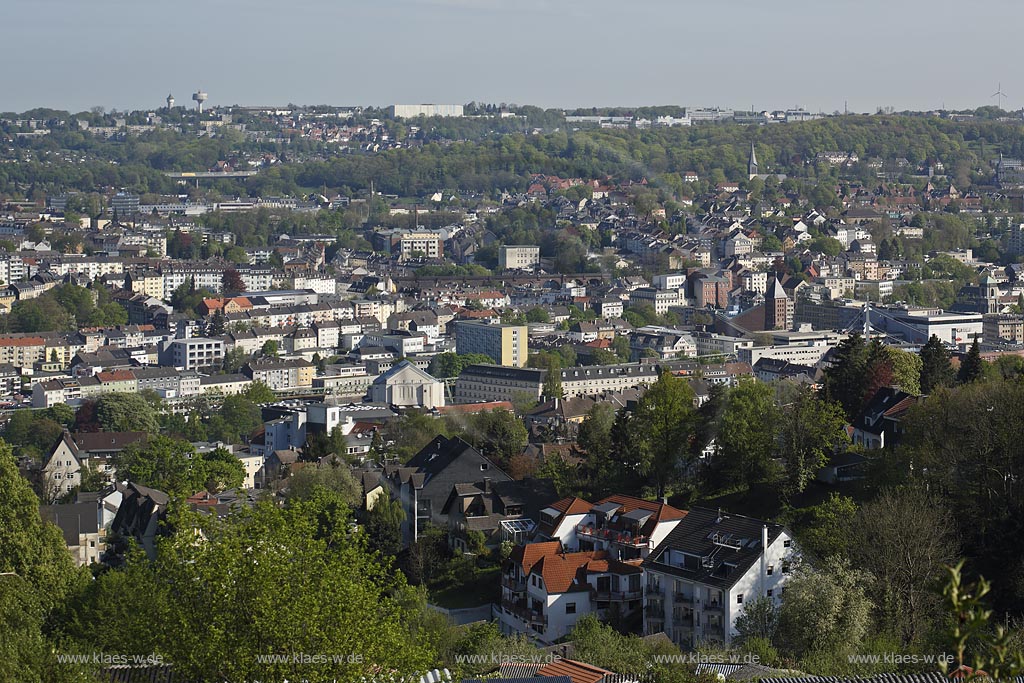 Wuppertal Barmen, Blick auf die Barmer Innenstadt, Stadtmitte, Stadtkern; Wuppertal Barmen, view onto the city.