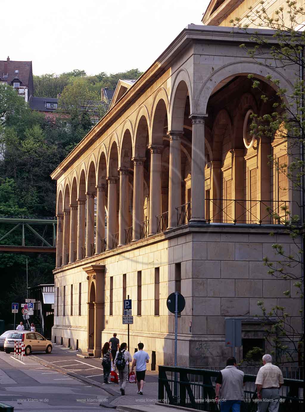 Elberfeld, Wuppertal, Regierungsbezirk Dsseldorf, Duesseldorf, Blick auf Landgericht Gebaeude