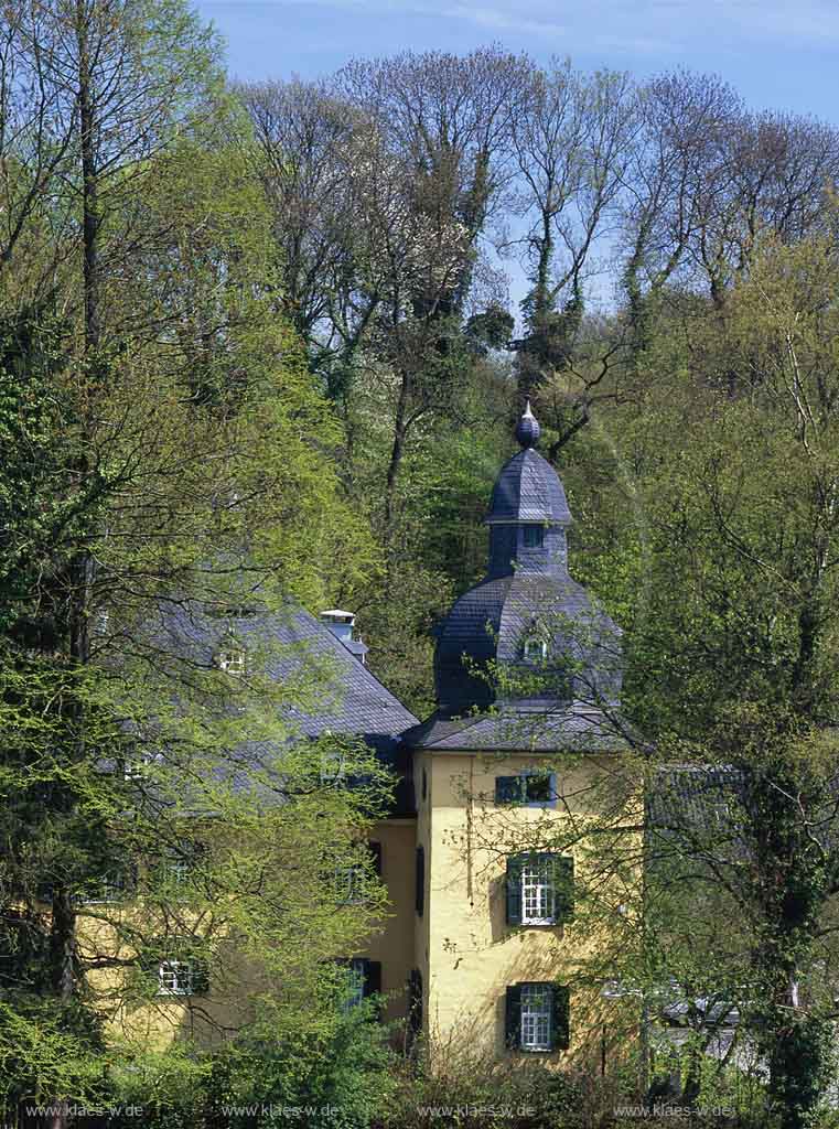 Elberfeld, Wuppertal, Regierungsbezirk Dsseldorf, Duesseldorf, Blick auf Schloss Luentenbeck, Lntenbeck, ehemaliger Rittersitz, Elberfeldschloss