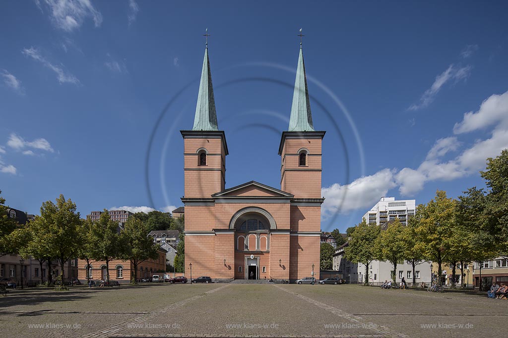 Wuppertal Elberfeld, St. Laurentius Kirche im Luisenviertel; Wuppertal Elberfeld, church.