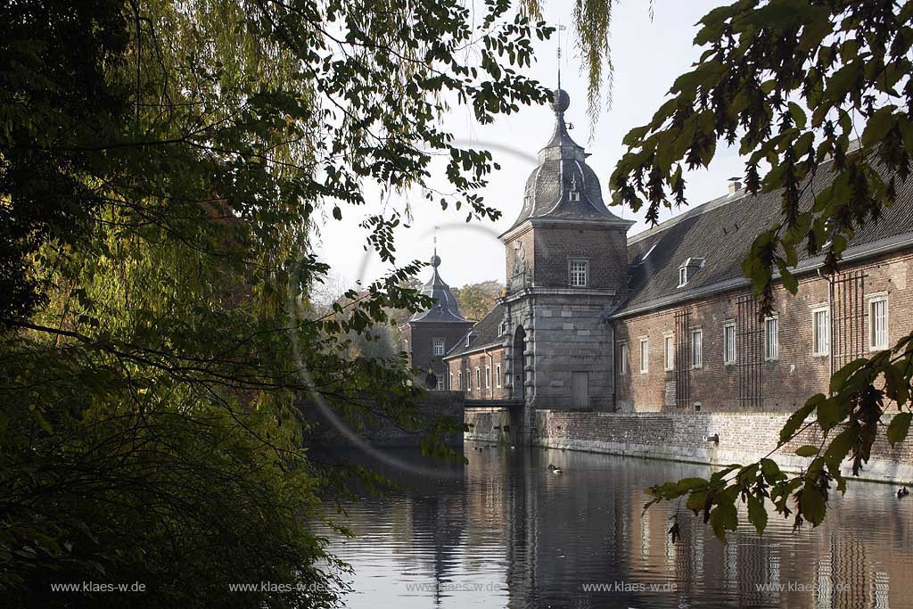 Dsseldorf, Angermund, Schloss Heltof, Herbststimmung, Schlosspark