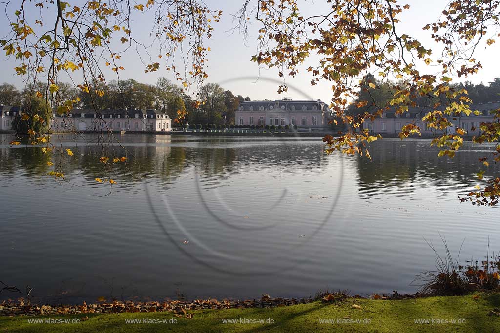 Dsseldorf, Benrath, Schloss Benrath, Schlossteich, Herbststimmung