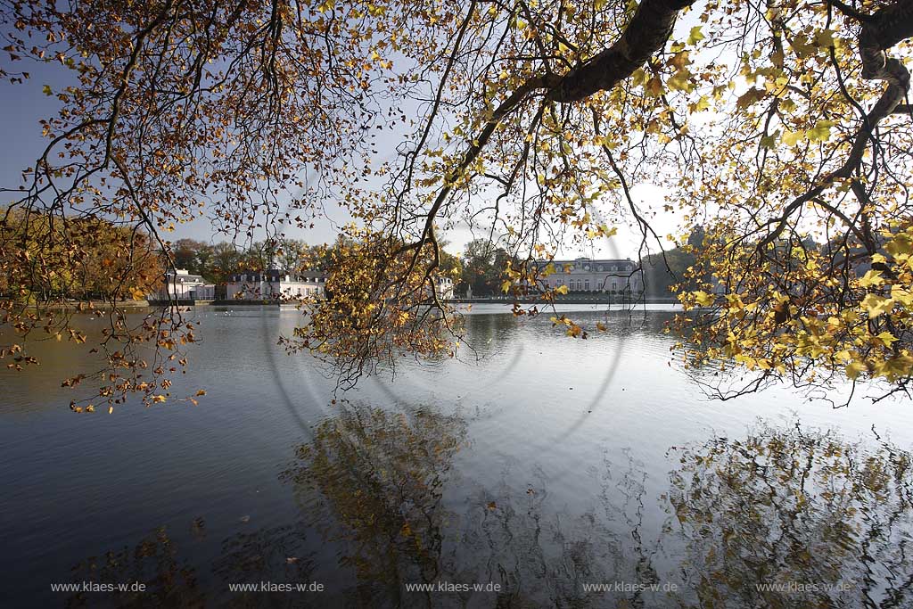 Dsseldorf, Benrath, Schloss Benrath, Schlossteich, Herbststimmung