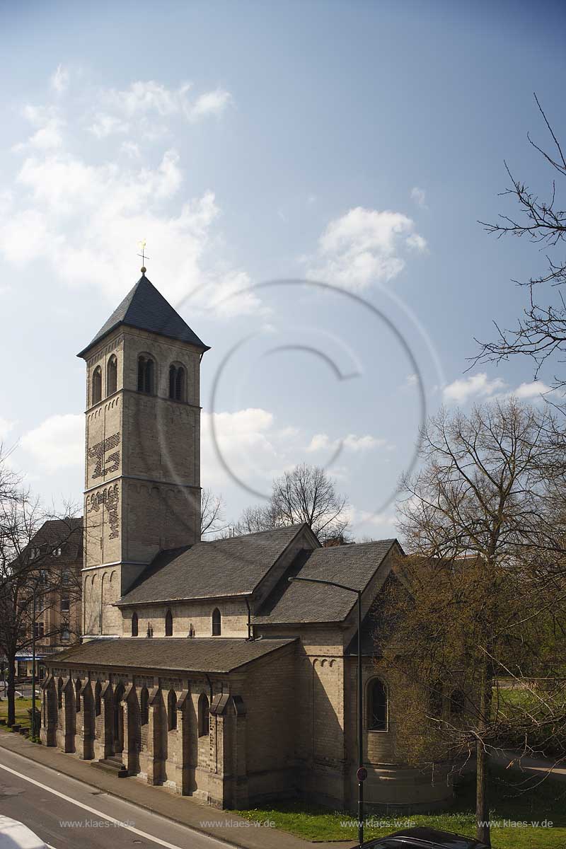 Bilck, Dsseldorf, Duesseldorf, Niederrhein, Bergisches Land, Blick auf Kirche Alt Sankt Martin 