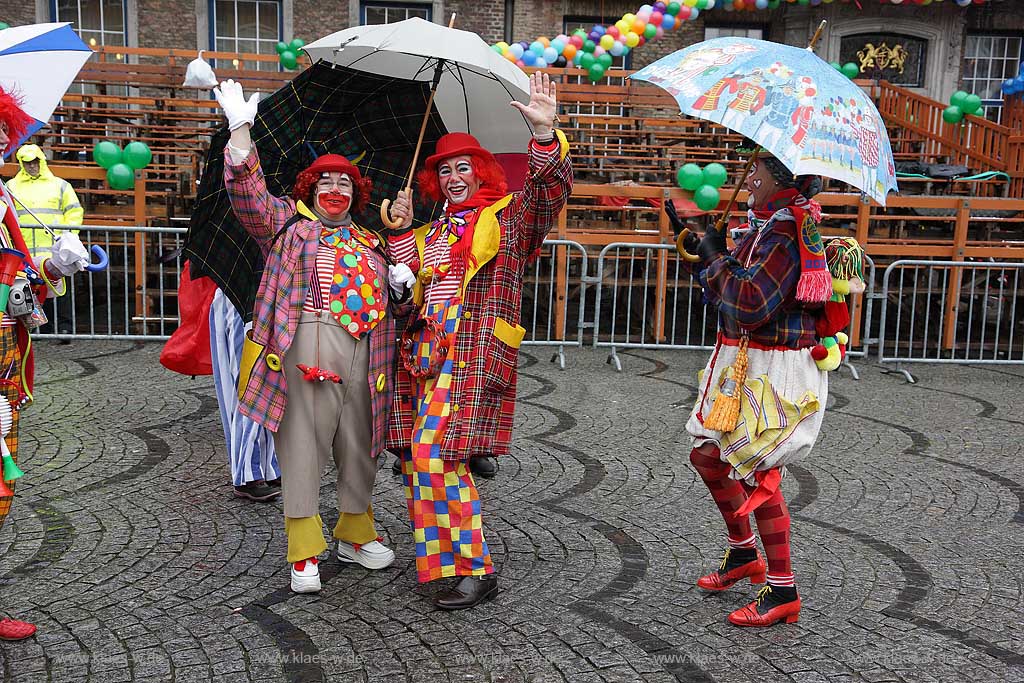 Altstadt, Dsseldorf, Duesseldorf, Niederrhein, Bergisches Land, Karneval, Altweiber, Fastnacht, Blick auf Jecke am Marktplatz