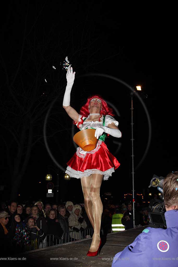Koenigsallee, Knigsallee, Koe, K, Dsseldorf, Duesseldorf, Niederrhein, Bergisches Land, Karneval, Tuntenlauf, Blick auf Tuntenlauf