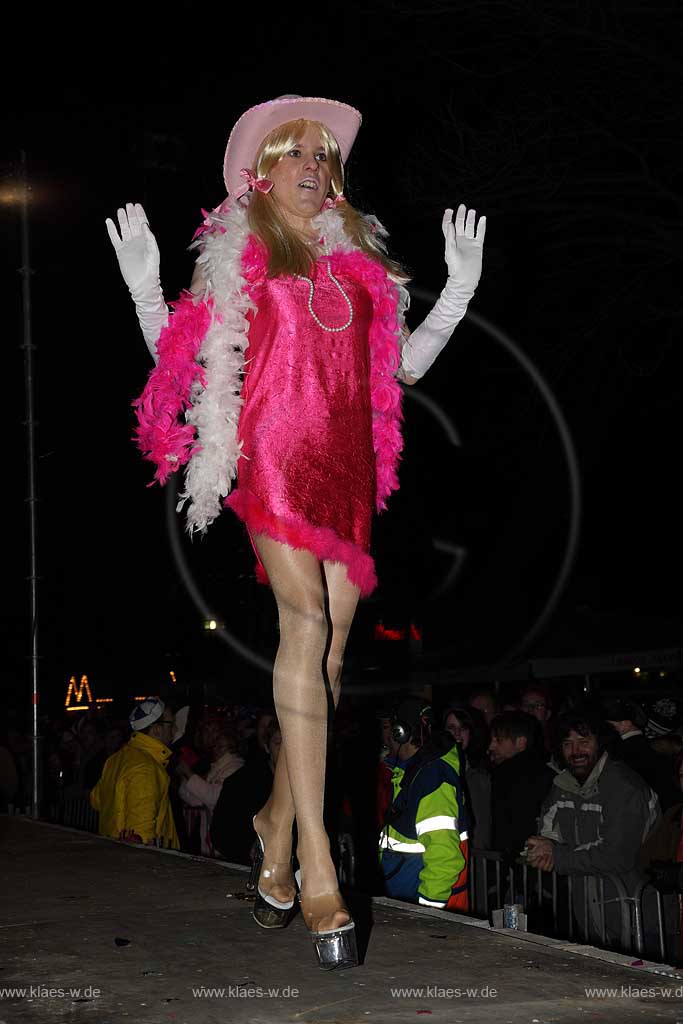 Koenigsallee, Knigsallee, Koe, K, Dsseldorf, Duesseldorf, Niederrhein, Bergisches Land, Karneval, Tuntenlauf, Blick auf Tuntenlauf