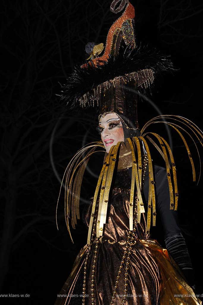 Koenigsallee, Knigsallee, Koe, K, Dsseldorf, Duesseldorf, Niederrhein, Bergisches Land, Karneval, Tuntenlauf, Blick auf Tuntenlauf