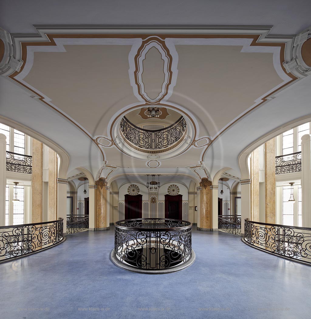 Duesseldorf Pempelfort, Oberlandesgericht, Treppenhaus, erstes Obergeschoss; Duesseldorf Pempelforth, appellate court, staircase, first floor