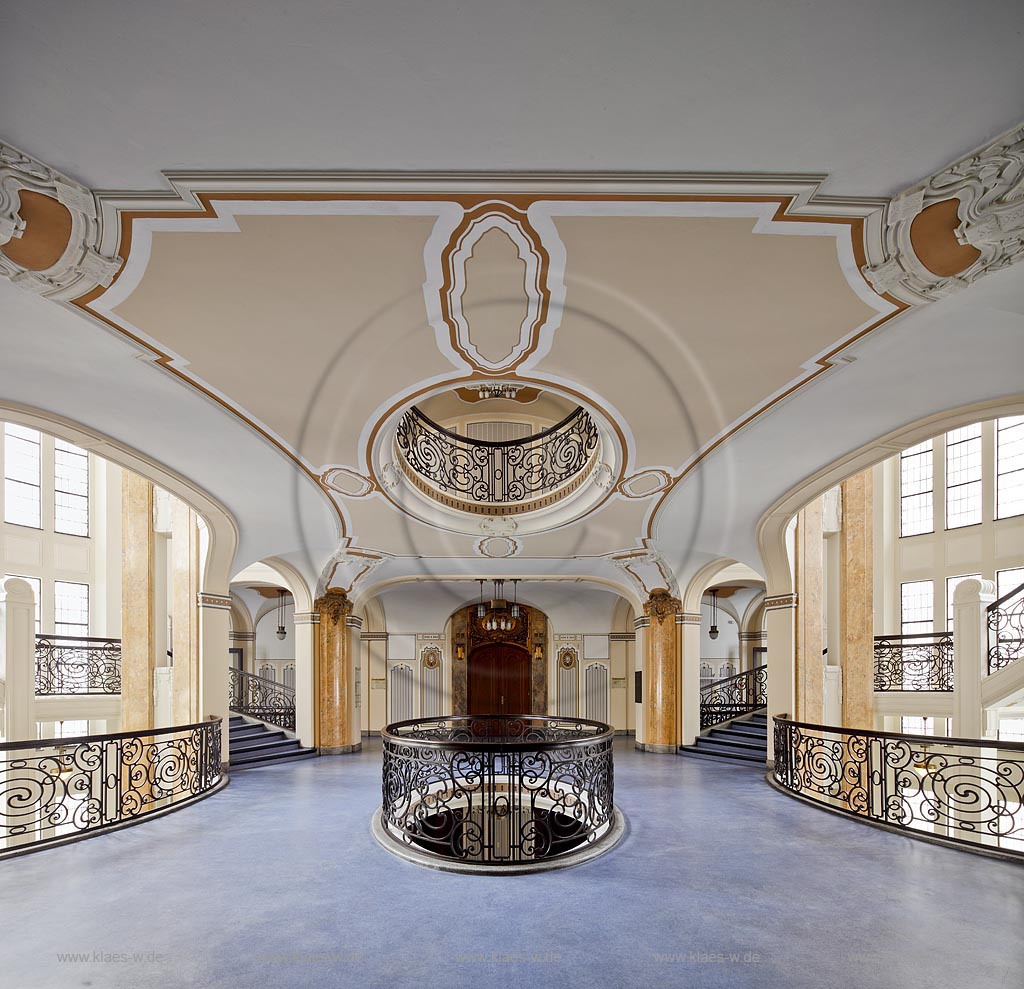 Duesseldorf Pempelfort, Oberlandesgericht, Treppenhaus, erstes Obergeschoss; Duesseldorf Pempelforth, appellate court, staircase, first floor