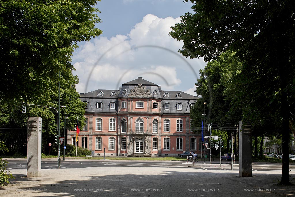 Duesseldorf Pempelfort, Hofgarten, Schloss Jaegerhof; Duesseldorf Pempelfort, castle Jaegerhof