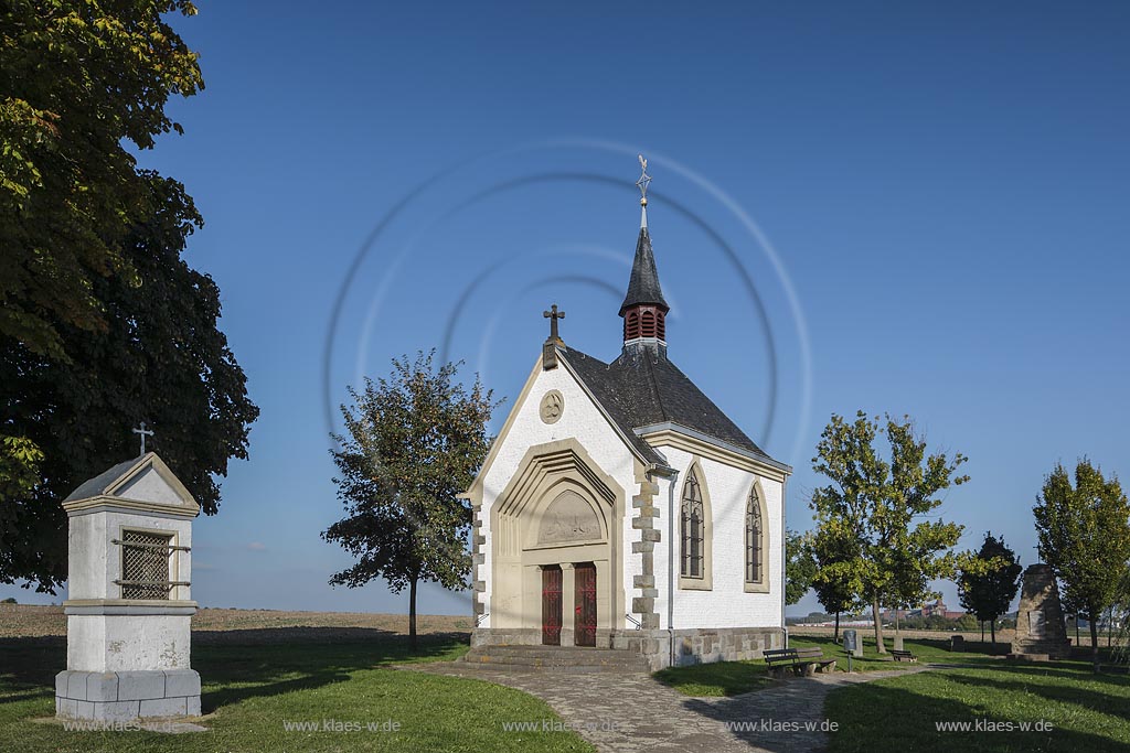 Zuelpich-Fuessenich, Aldericus-Kapelle; Zuelpich-Fuessenich, chapel Aldericus-Kapelle.