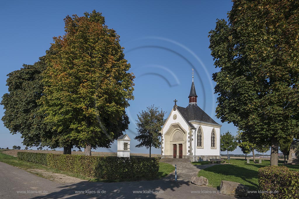 Zuelpich-Fuessenich, Aldericus-Kapelle; Zuelpich-Fuessenich, chapel Aldericus-Kapelle.