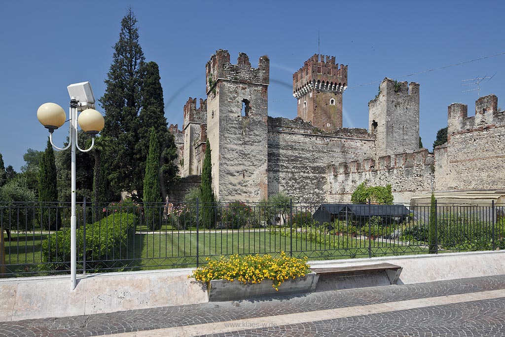 Lazise die Scaliger Burg, Lazise scaliger castle